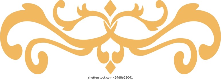 Floral Dividers Element with Simple Design. Vector Design Element for Decoration.