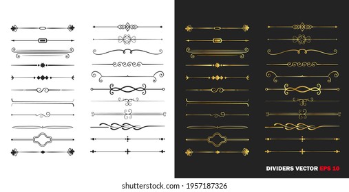 floral dividers elements mega collection decoration pack