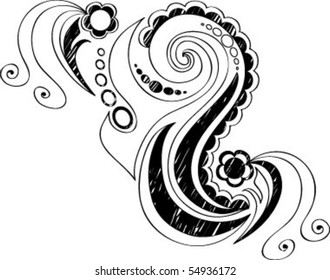 floral doodle