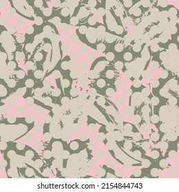 Nahtloses, florales Musterdesign für Modetextilien und Grafiken