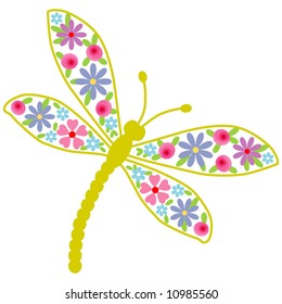 Floral Dragonfly