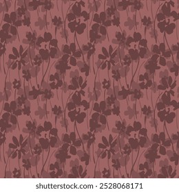 Blumenzeichnung abstraktes Druckmuster