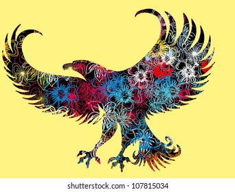 floral eagle