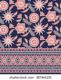 floral eastern pattern design