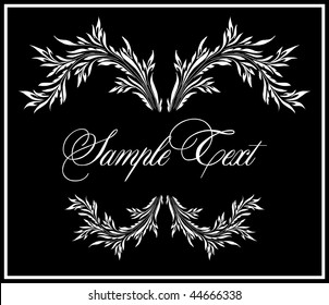 floral elegance frame