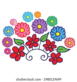 Floral Elegance Unleashed: Unleash elegance into your creations with this vibrant and harmonious blossom pattern. Perfect for diverse design applications, creating a captivating visual impact