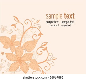 Floral elegant background