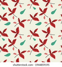 Floral elegant pattern fabric design 