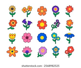 The Floral Element Collection Set with Doodle Vector Style is very good for use in various design needs such as posters, templates, social media designs, flyers, printing needs and others.