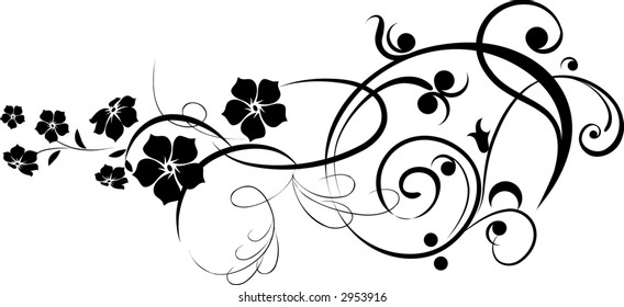 Floral element design