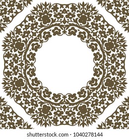 Floral element for design. Can be used for wallpaper, background, surface textures. EPS 8