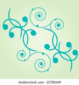 Floral element for design. Vector.