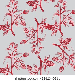 color rojo vektor de elemento floral