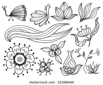 floral elements