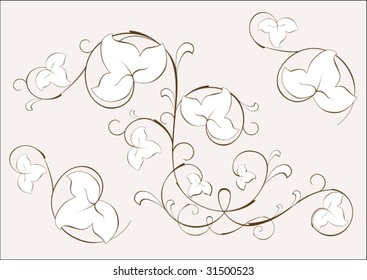 floral elements