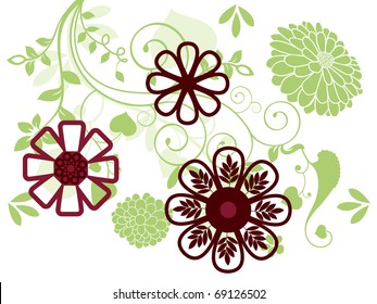 floral elements