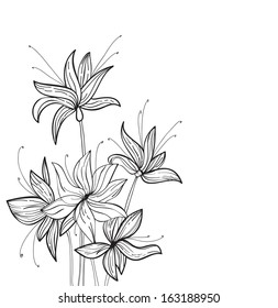 Floral Elements for design, EPS10 Vector background