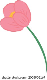 floral elements. Flower and green leaves. Wedding concept - flowers. Floral poster, invite. Vector arrangements for greeting card or invitation design