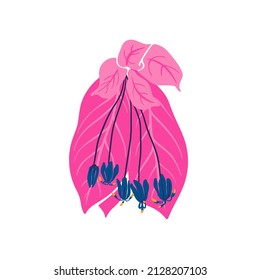 Elementos florales. Flores y hojas verdes. Moderna moda Matisse minimalista.  Afiche floral, invitación. Disposiciones de vectores para el diseño de tarjetas de felicitación o invitaciones
