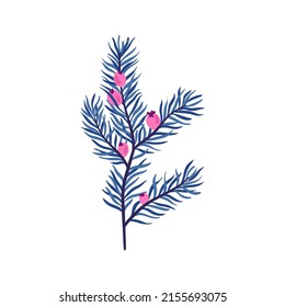 Floral elements. Flower and green leaves. Modern trendy Matisse minimal style.  Floral poster, invite. Vector arrangements for greeting card or invitation design