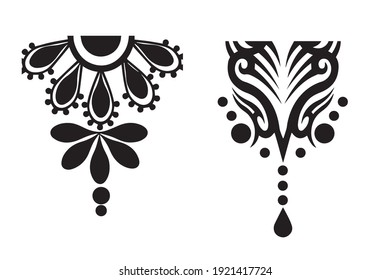 Floral Elements Leaves Flowers Branches