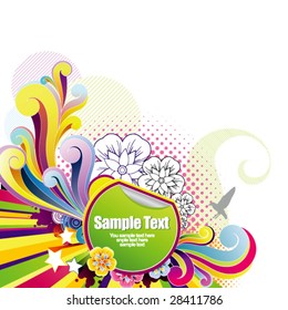 Floral elements (other floral and design elements in my portfolio)