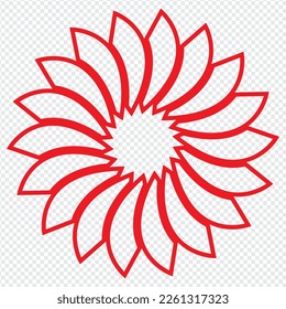 floral elements vector illustration and flowers