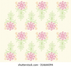 Floral embroidery texture 4