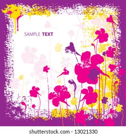 Floral emo background