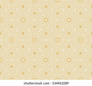 floral endless geometric pattern. seamless vector illustration. for design, wallpaper, invitation. golden, silver color