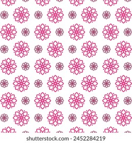 Floral especial trendy multicolor repeating pattern vector illustration background design