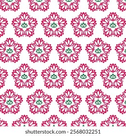 Floral especial trendy multicolor repeating pattern