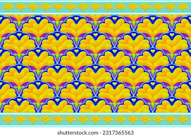 Floral Fabric Patterns,Seamless vector background.