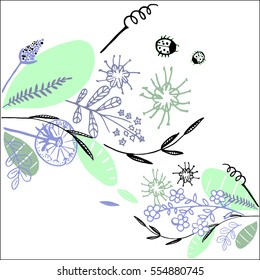 Floral fantasy spring