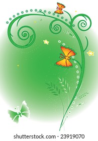 Floral fantasy. Vector illustration