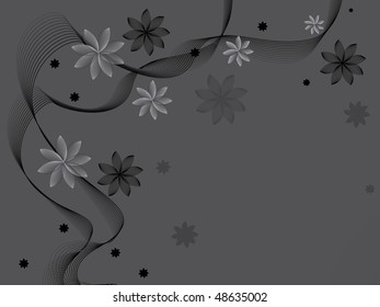 Floral fantasy. Vector illustration