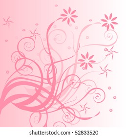 Floral fantasy. Vector illustration