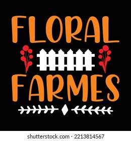 Floral farmes   shirt print template  design