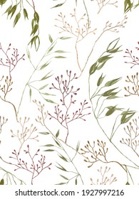 Floral fashion pattern for your design. Use for textile, wallpaper, card or poster.