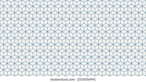 Floral fence pattern. Illustration of seamless star and diamond shape wire mesh (repeatable). Geometric mesh. Lattice mesh texture.