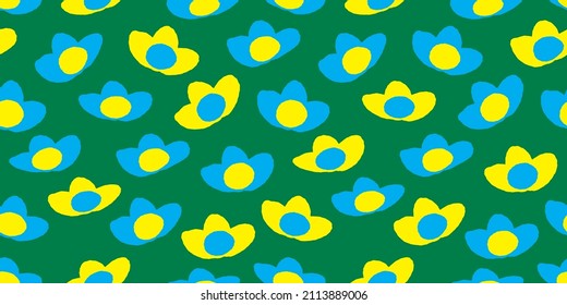 Floral and flower background. Seamless pattern.Vector.