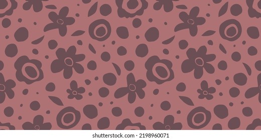 Floral and flower background. Seamless pattern.Vector.