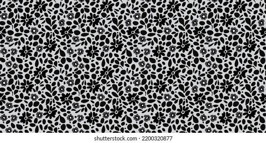 Floral and flower background. Seamless pattern.Vector.