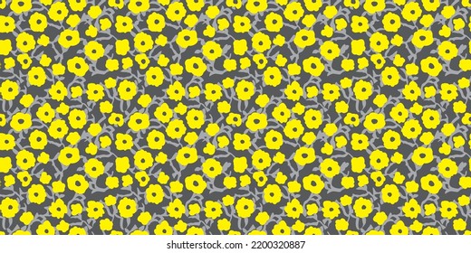 Floral and flower background. Seamless pattern.Vector.