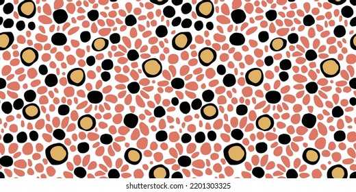 Floral and flower background. Seamless pattern.Vector.