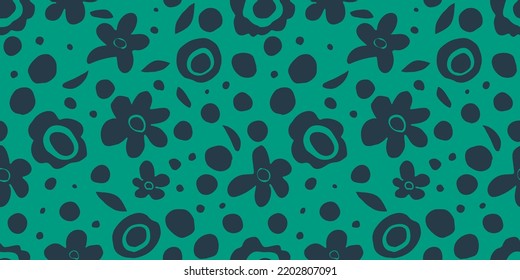 Floral and flower background. Seamless pattern.Vector.