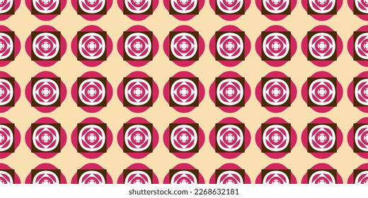 Floral and flower background. Seamless pattern.Vector.
