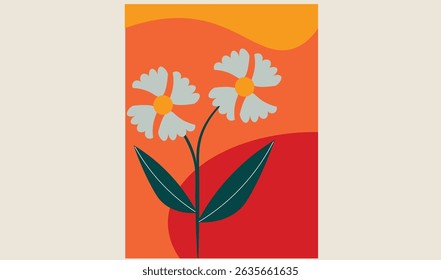 Flor floral diseño de fondo de patrón colorido para su uso.
