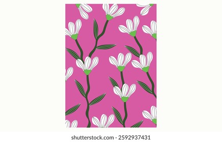 Floral flower fabric textile pattern design for use.