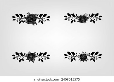 Floral Flower Foliage Arrangement Wreath